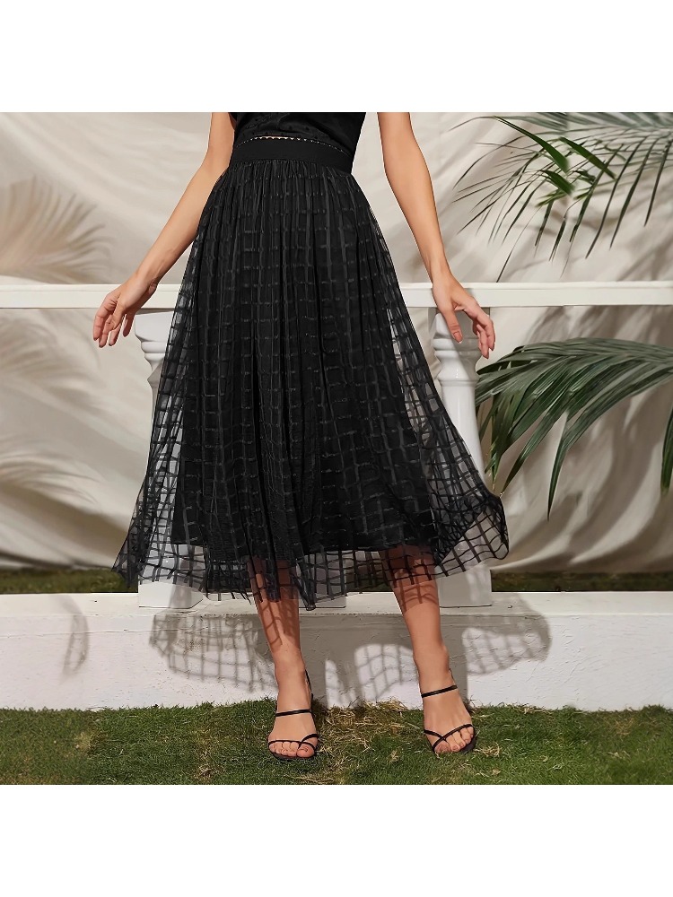 Men'S Fashion Line - Hot-selling large-size women's skirt elastic waist