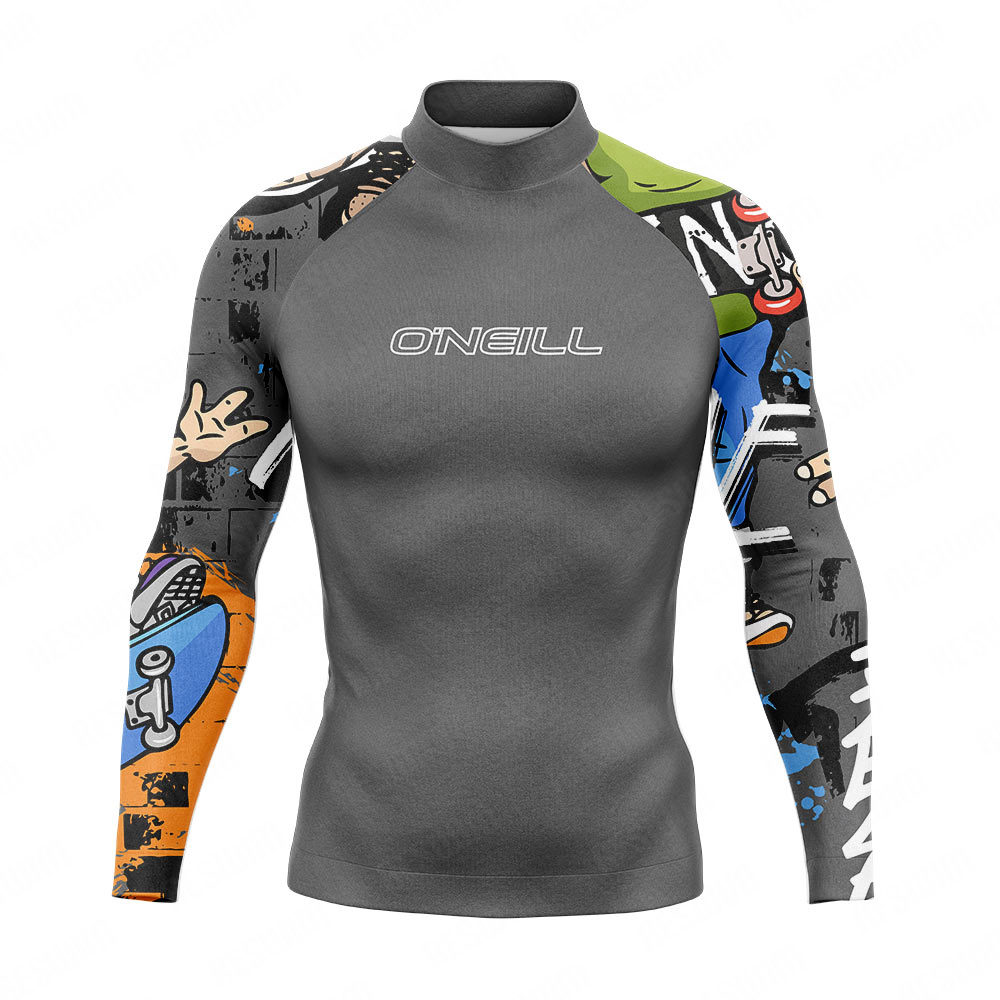 Men'S Fashion Over 50 - New Men's Surf Swimsuit Rash Guards
