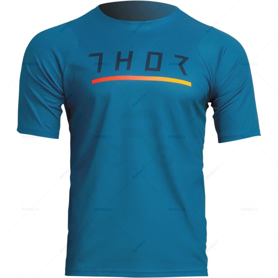 Mens Fashion Mexico - Enduro MTB Cycling Sleeve Jersey, Downhill