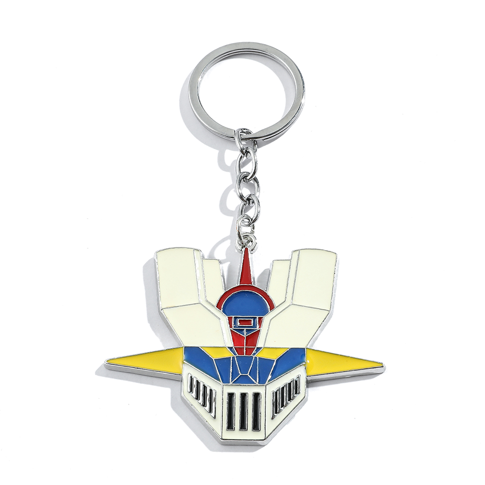 Men'S Fashion Logo - Anime Cartoon Warrior Robot Logo Keychain