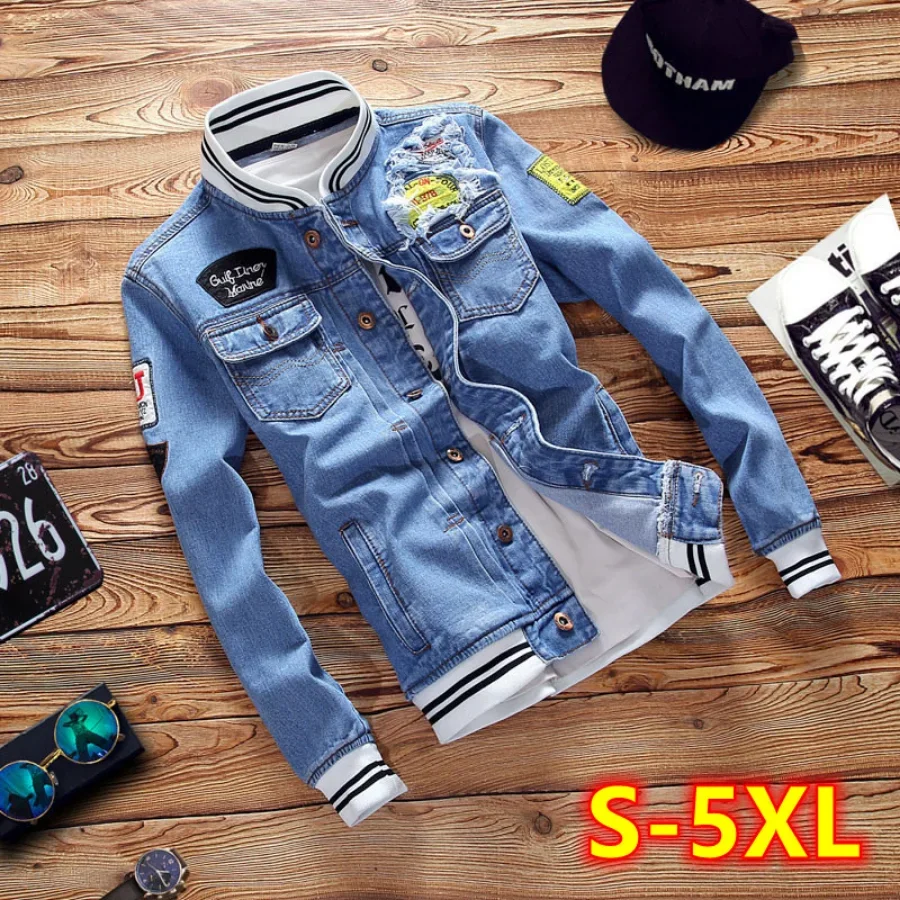 Mens Fashion Denim Jacket - New 2026 Men's Denim Jackets Fashion