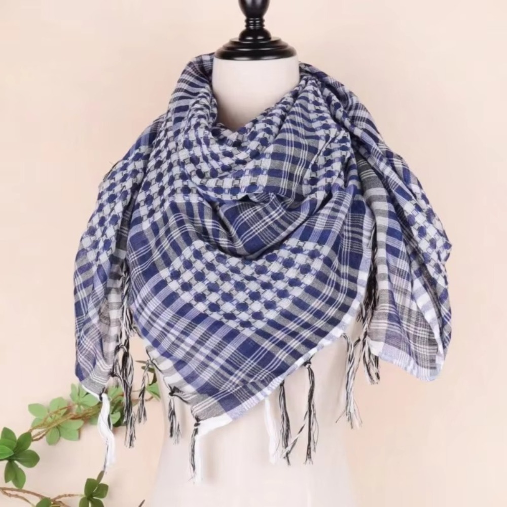 Men'S Fashion Xxl - Large Arab Shemagh Headscarf with Tassel