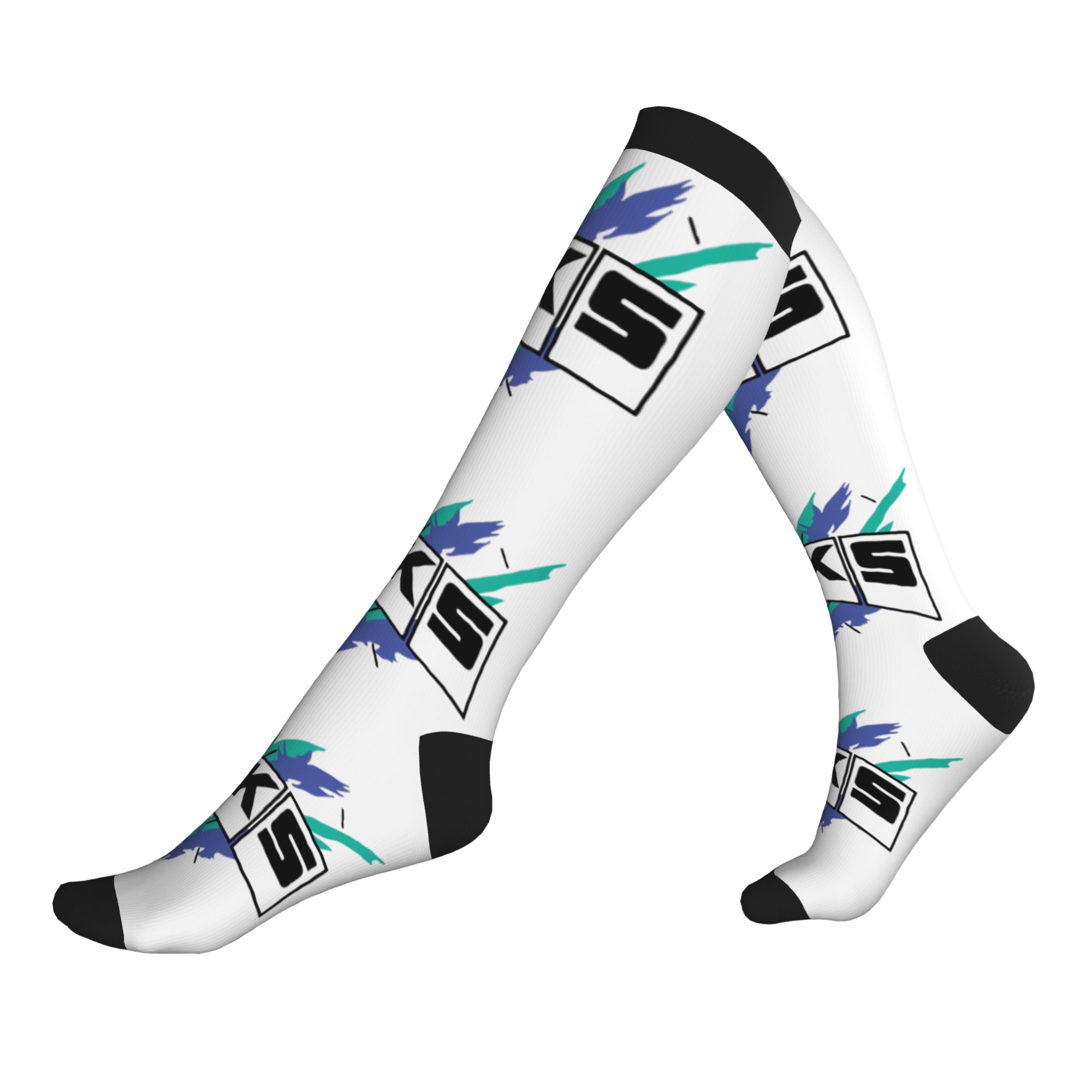 Men'S Fashion Logo - Fashion Print HKS Vintage Logo Socks