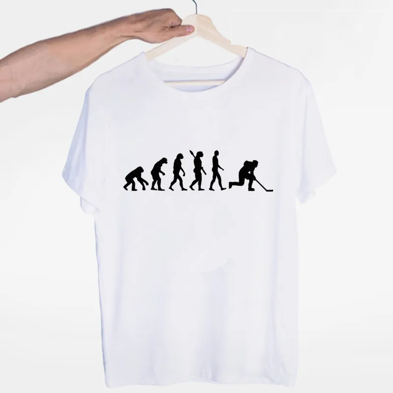 Men'S Fashion Evolution - Men's Evolution of Ice Hockeyer T-shirt