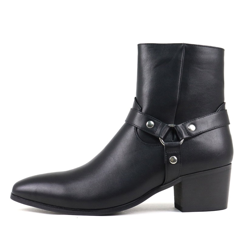 Men Fashion Vintage - Vintage Mens Chelsea Boots with Height