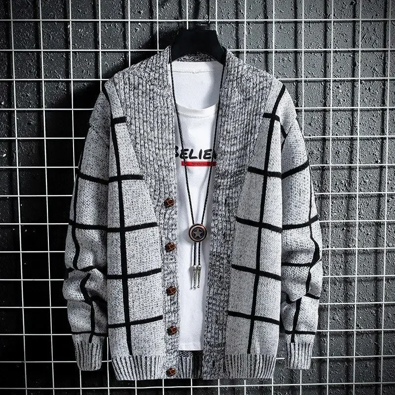 Men'S Fashion Reviews - Autumnr and Winter Knitted Cardigan Male