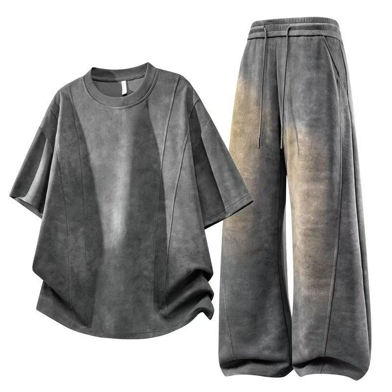 Men'S Fashion Plus - Summer Fashion Solid Color American Retro