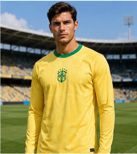 Mens Fashion Summer - Brazil 2026 Commemorative Edition 3D Printed