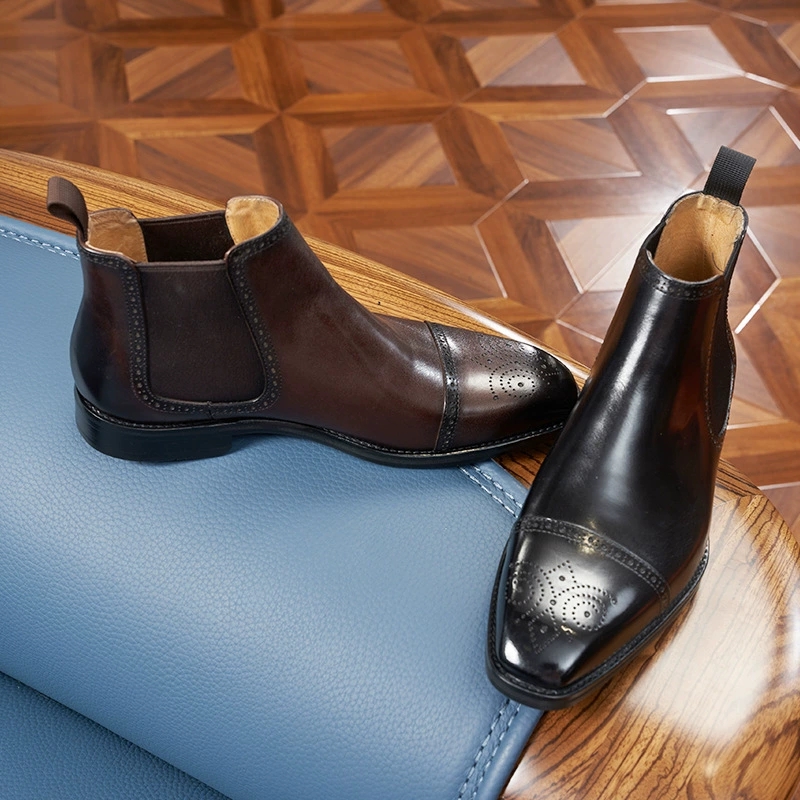 Men Fashion Vintage - Vintage Italian Mens Chelsea Boots Luxury
