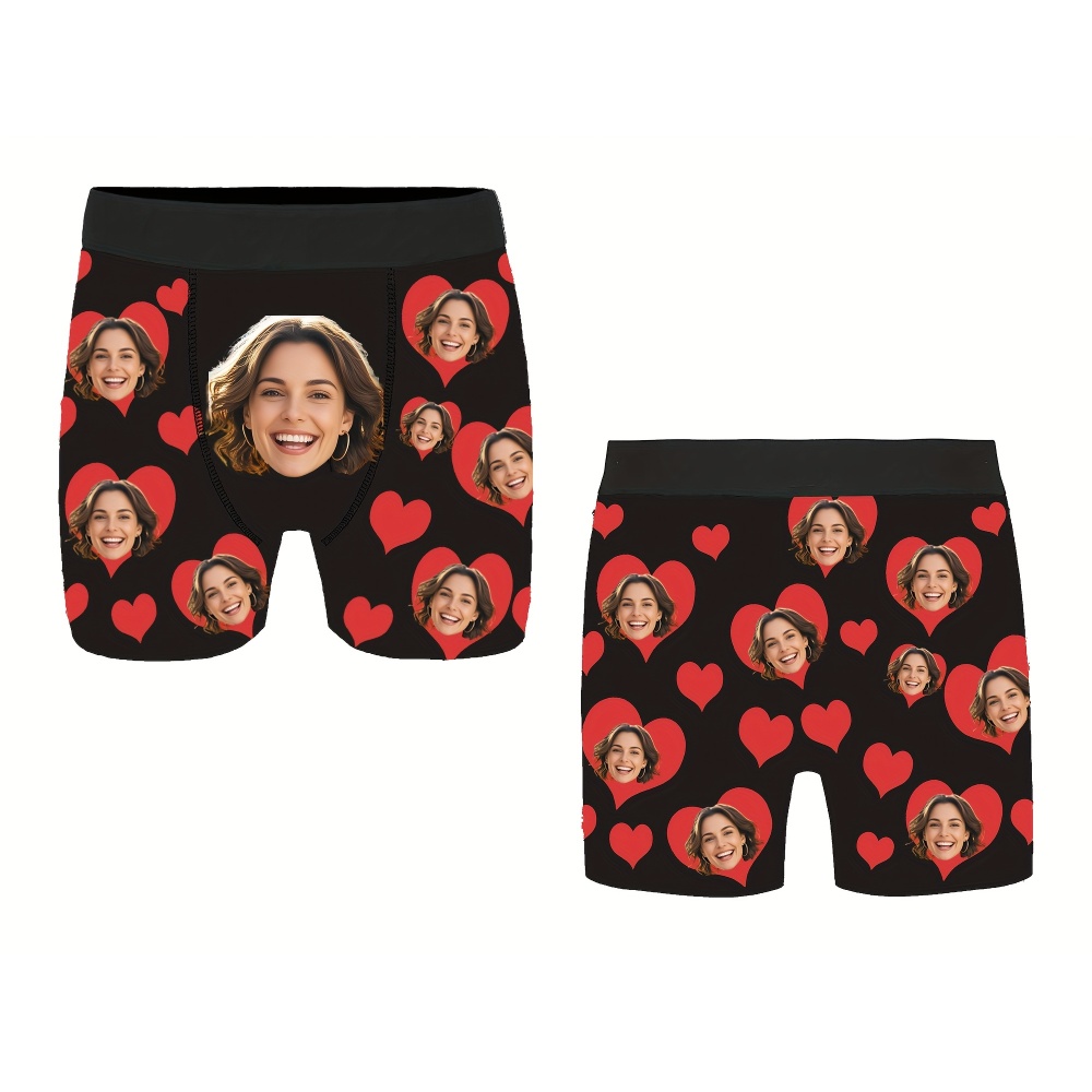 Men'S Fashion Underwear - Custom Photo Men Boxer Briefs, Personalized