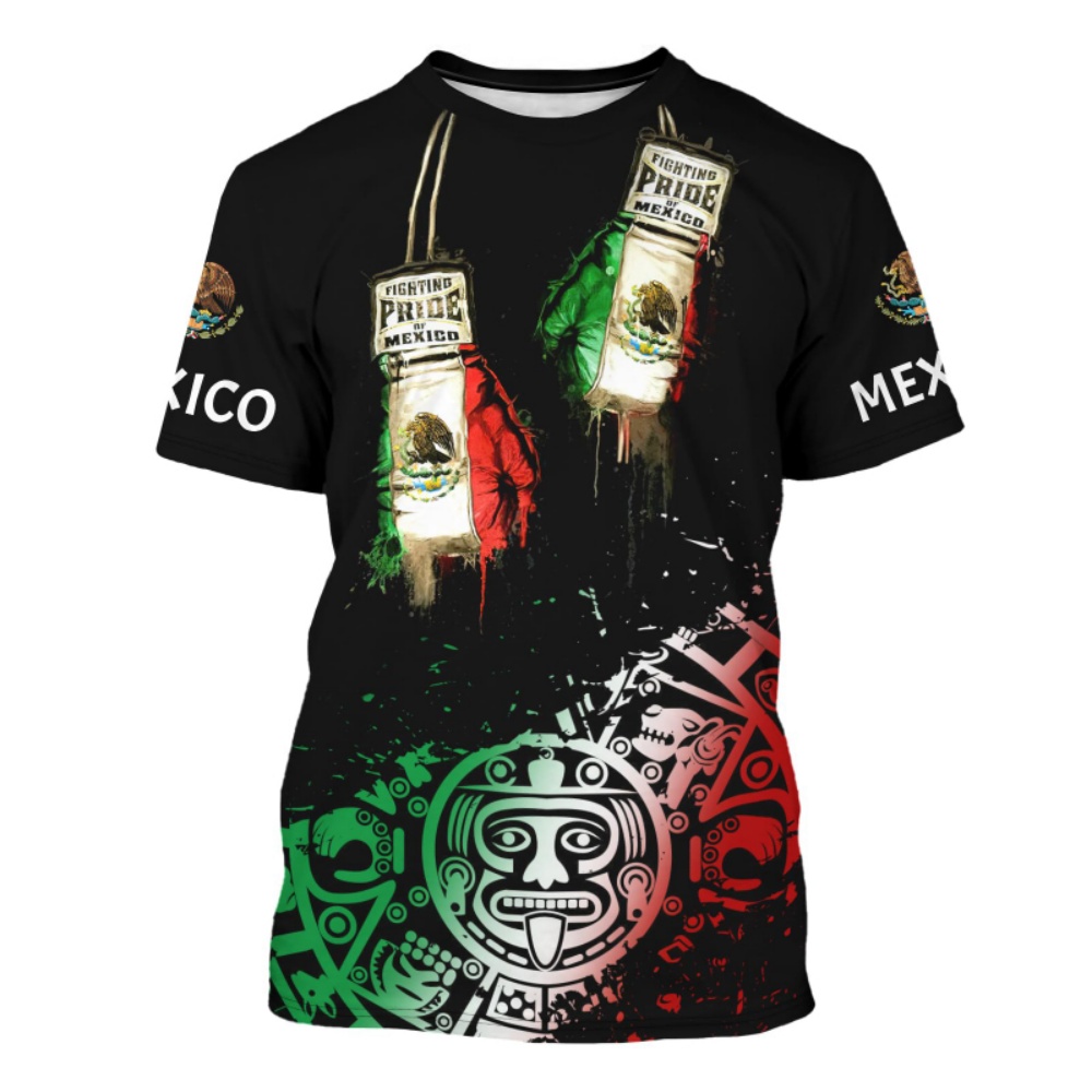 Mens Fashion Mexico - Motorcycle 3d Printed Men T Shirt