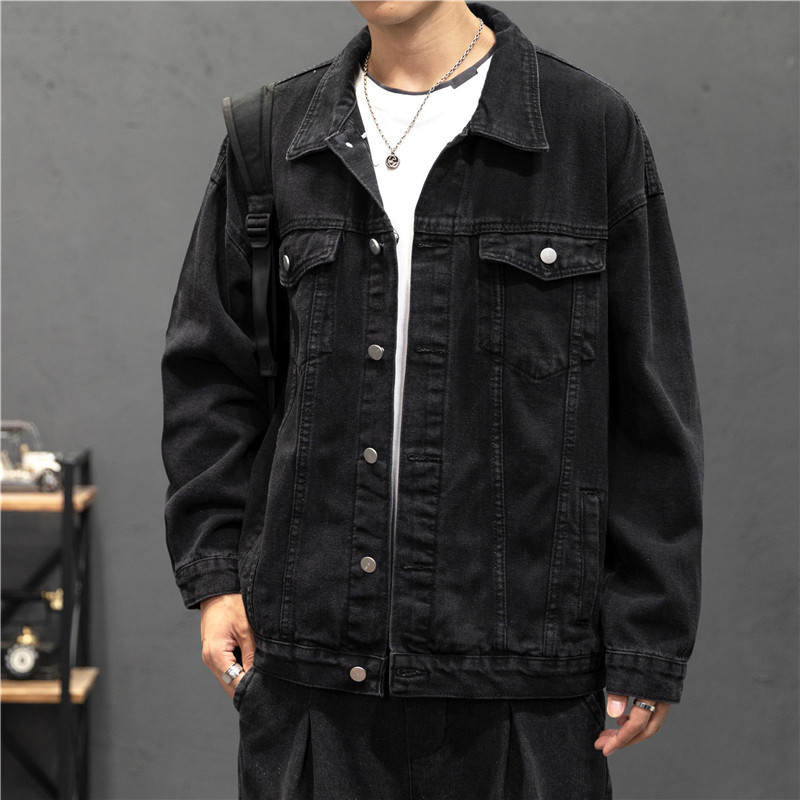 New Denim Jacket Men Vintage J - Mens Fashion Denim Jacket recension och pris