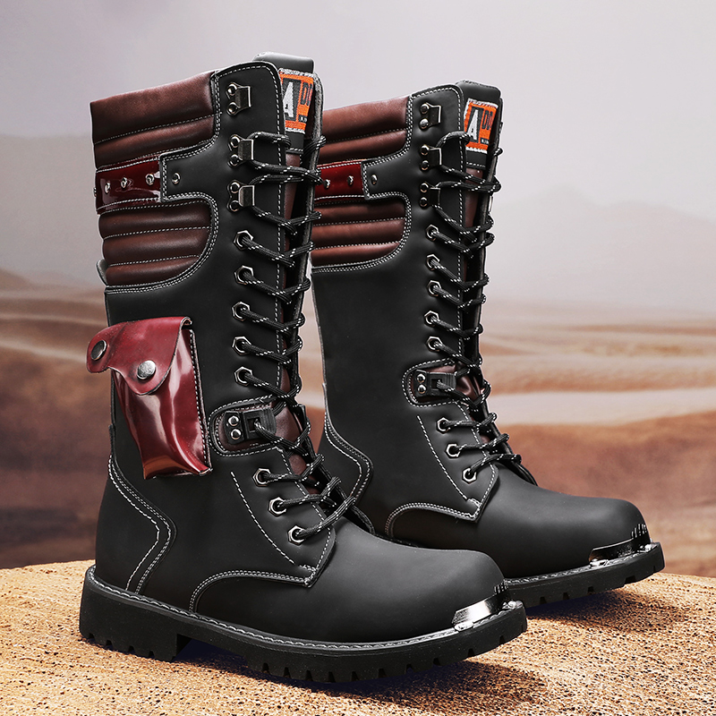 Men's high top motorcycle boot - Men'S Fashion For 45 Years Old recension och pris