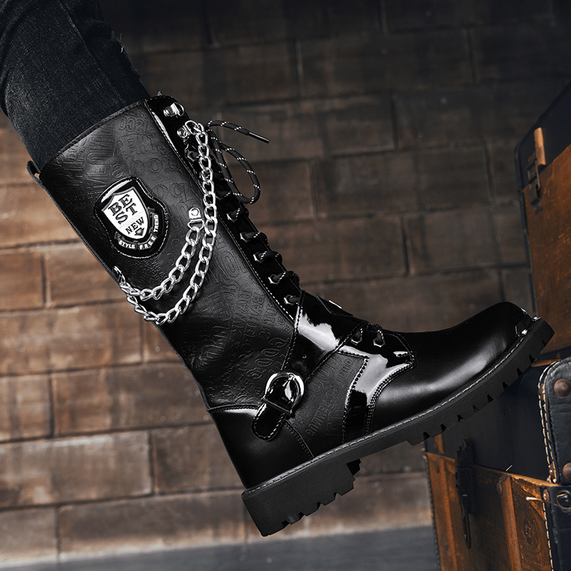 Men's high top motorcycle boot - Men'S Fashion For 45 Years Old recension och pris
