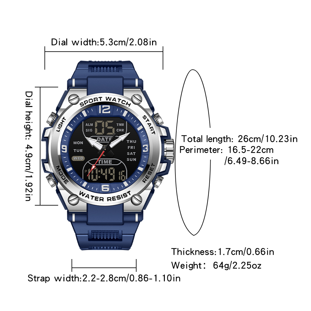 SANDA New Men Watch Night Glow - Men'S Fashion Zone recension och pris