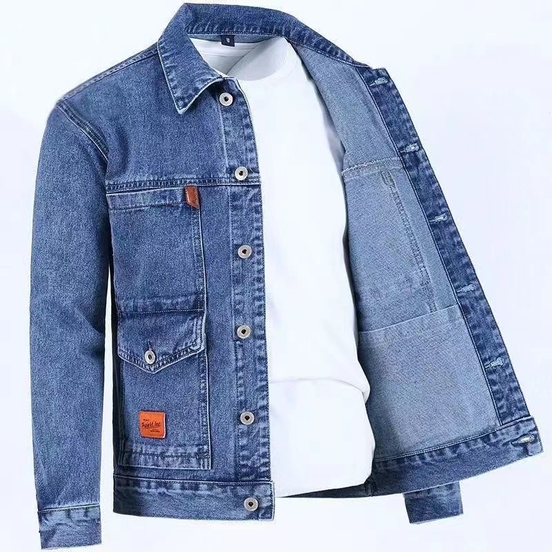 2023 Spring and Autumn New Fas - Mens Fashion Denim Jacket recension och pris