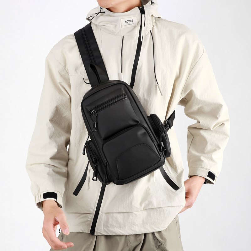 New Men's Chest Bag Casual Fas - Men'S Fashion Bag recension och pris