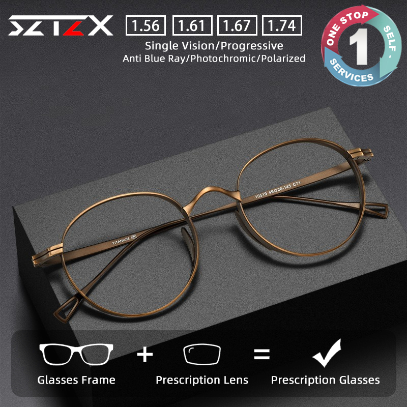 SZTZX Fashion Pure Titanium Pr - Mens Fashion Reading Glasses recension och pris