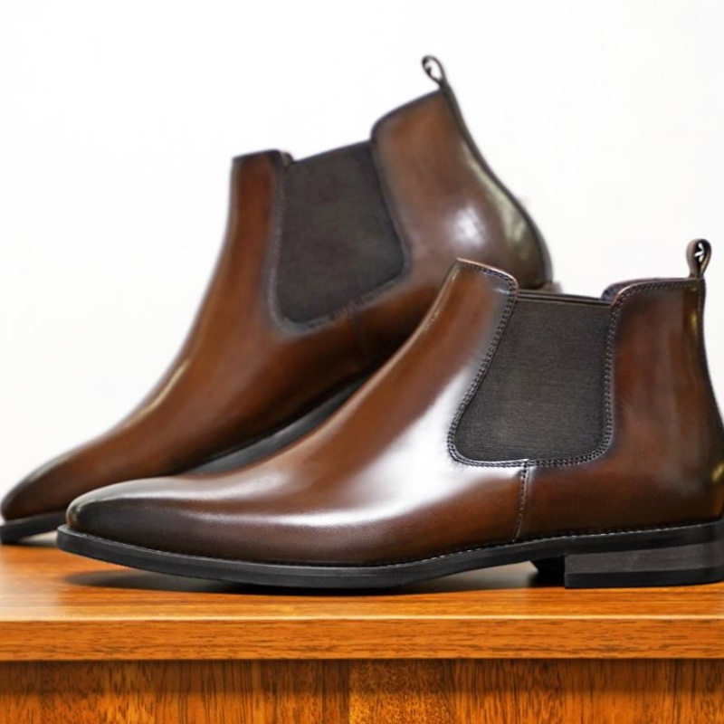 British and Korean style trend - Chelsea Boots Men recension och pris