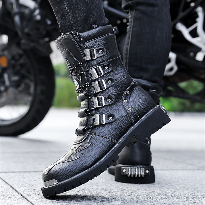 Motorcycle Boots Four Season N - Men'S Fashion Plus recension och pris