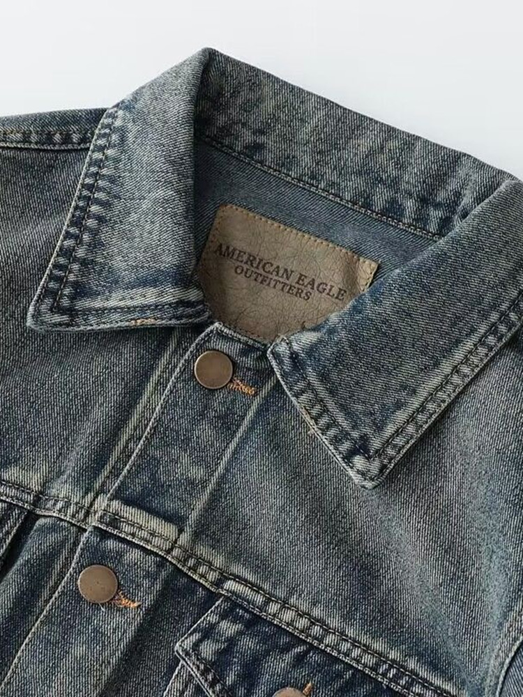 Autumn and Spring New Fashion  - Mens Fashion Denim Jacket recension och pris