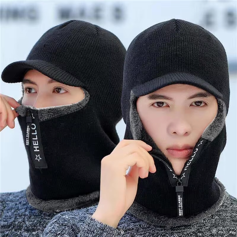 New Men Winter Warm Wool Hat O - Men Scarf Wool recension och pris