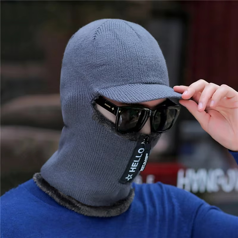 New Men Winter Warm Wool Hat O - Men Scarf Wool recension och pris