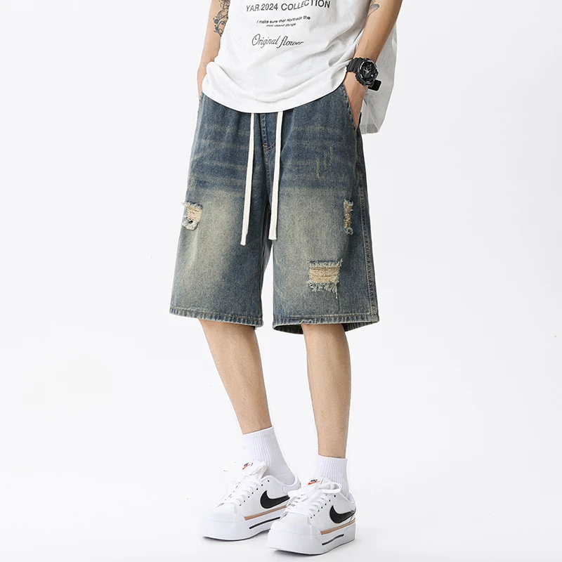 Summer Thin Denim Shorts Men's - Mens Fashion Denim recension och pris