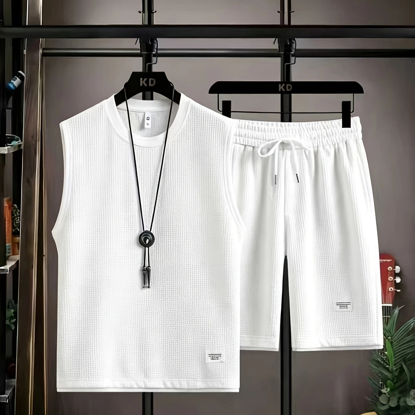 Summer men's vest sets high qu - Mens Fashion Summer recension och pris