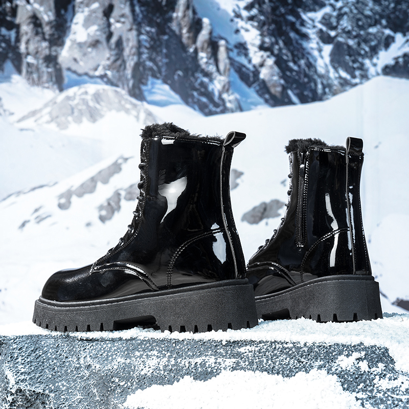 Men's warm plush high-top boot - Men'S Fashion Plus recension och pris