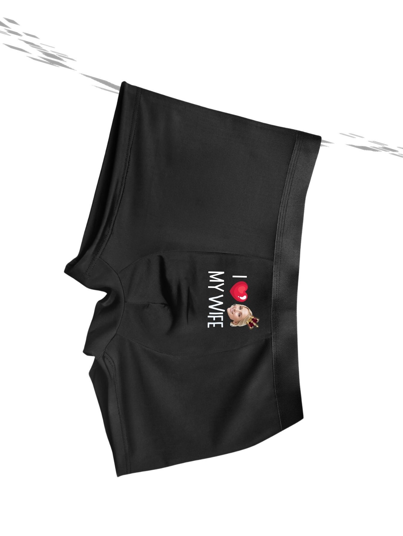 Personalized I LOVE MY WIFE Fa - Men'S Fashion Underwear recension och pris