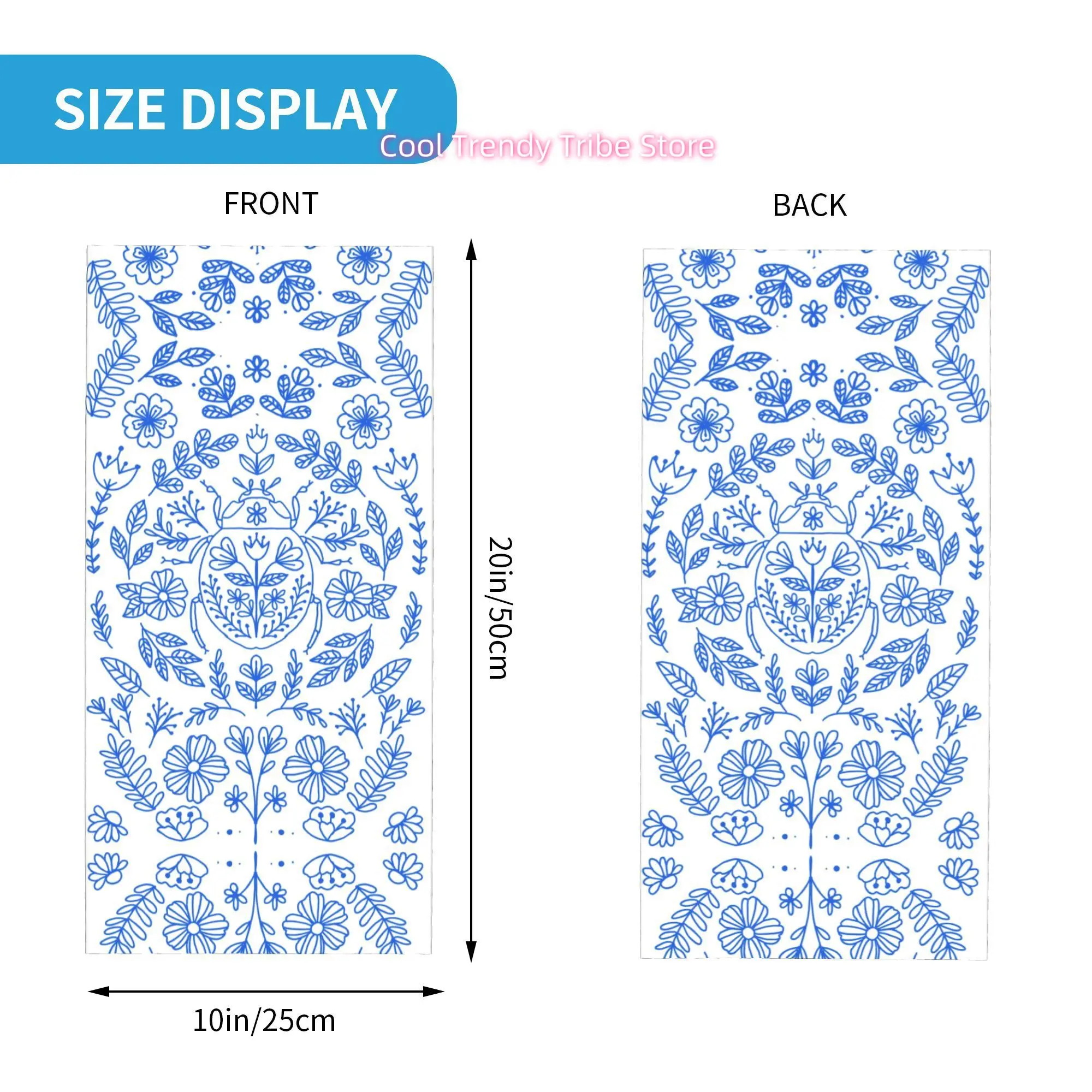 Blue Line Retro Scarab Flower  - Men'S Fashion Line recension och pris