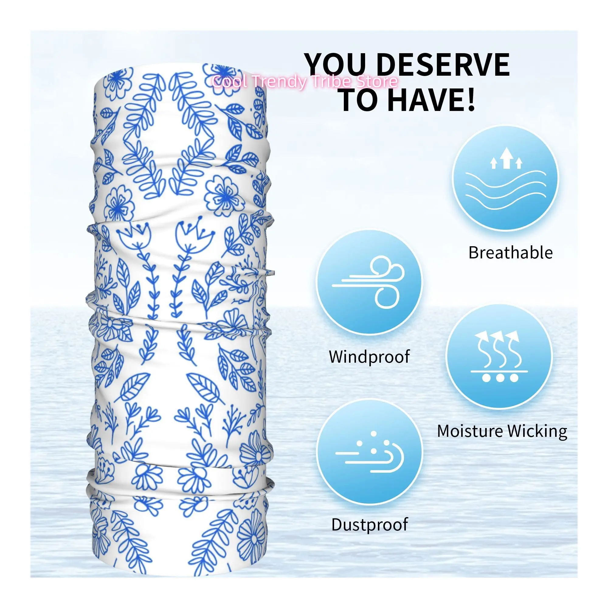 Blue Line Retro Scarab Flower  - Men'S Fashion Line recension och pris