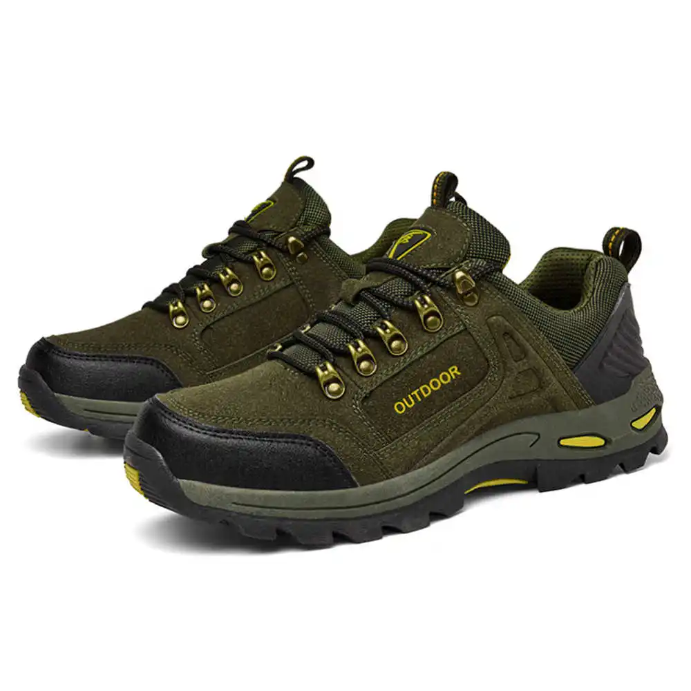 Non-slip Lace Up Hiking Tennis - Men'S Fashion All Black Outfit recension och pris