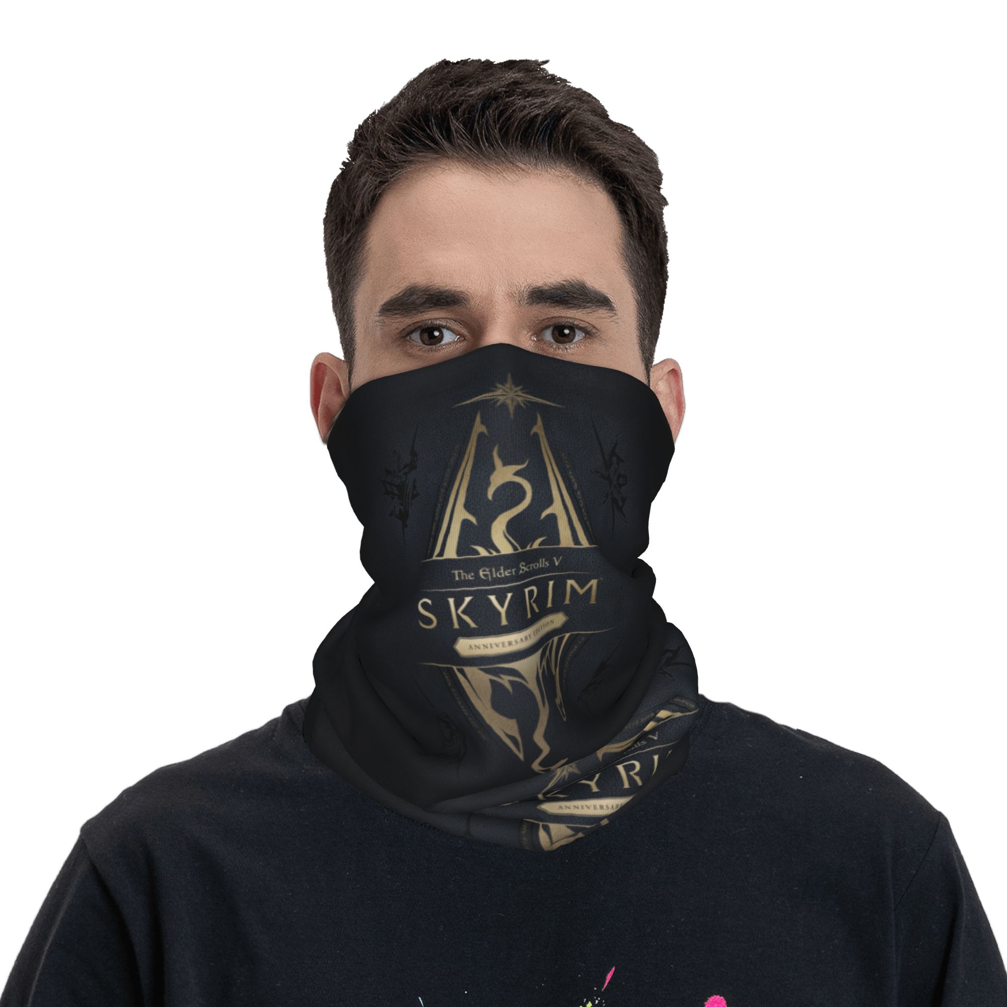 Custom Skyrim Logo Bandana Win - Men'S Fashion Logo recension och pris