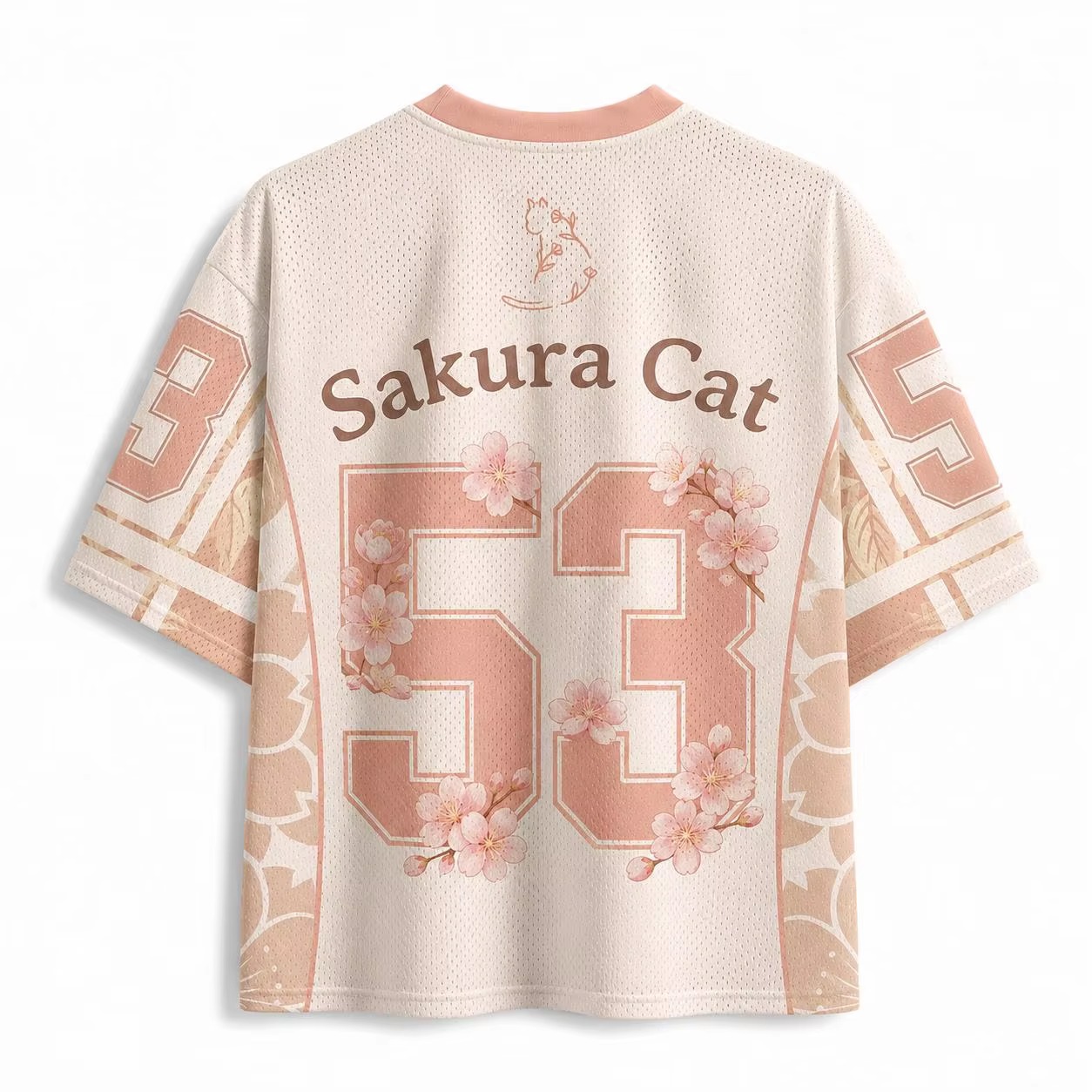 Sakura Tree Cat T Shirt 2026 S - Men'S Fashion V Neck T Shirts recension och pris