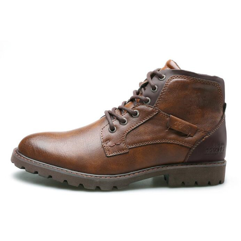 Leather Men Ankle Boots Plus S - Chelsea Boots Men recension och pris