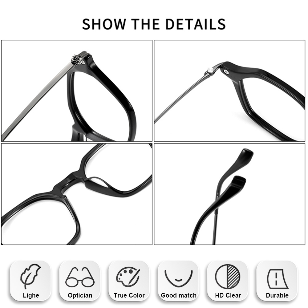 BLMUSA (S) Fashion Men Pure Ti - Mens Fashion Reading Glasses recension och pris