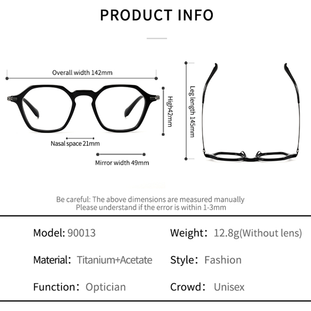 BLMUSA (S) Fashion Men Pure Ti - Mens Fashion Reading Glasses recension och pris