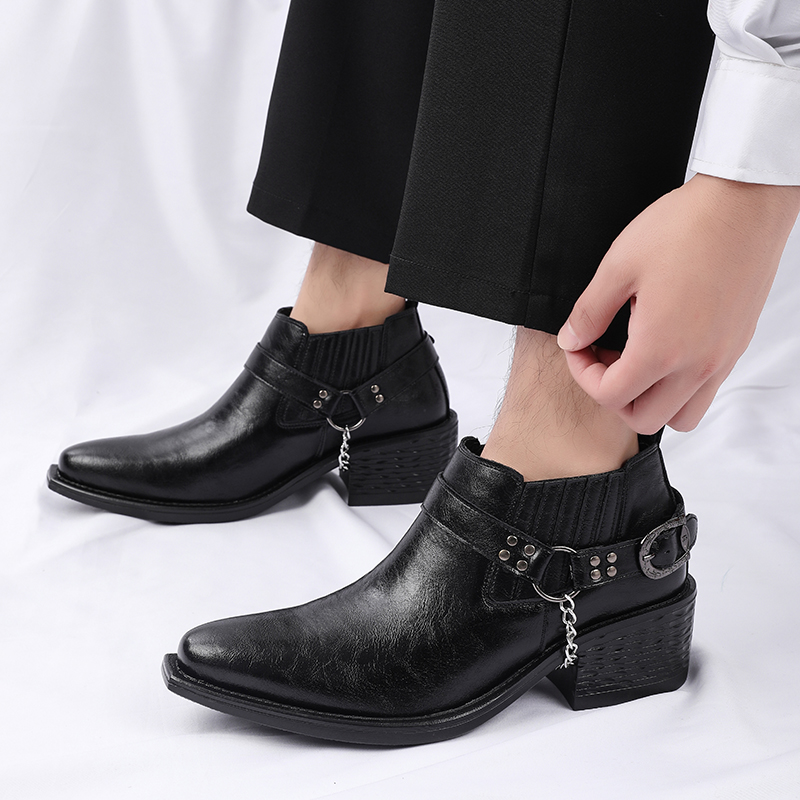 New Brown /Black Cow Leather B - Chelsea Boots Men recension och pris