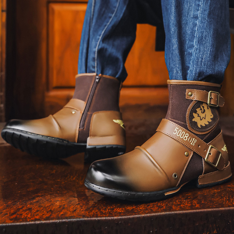 Luxury New Cowboy Men's Ankle  - Chelsea Boots Men recension och pris