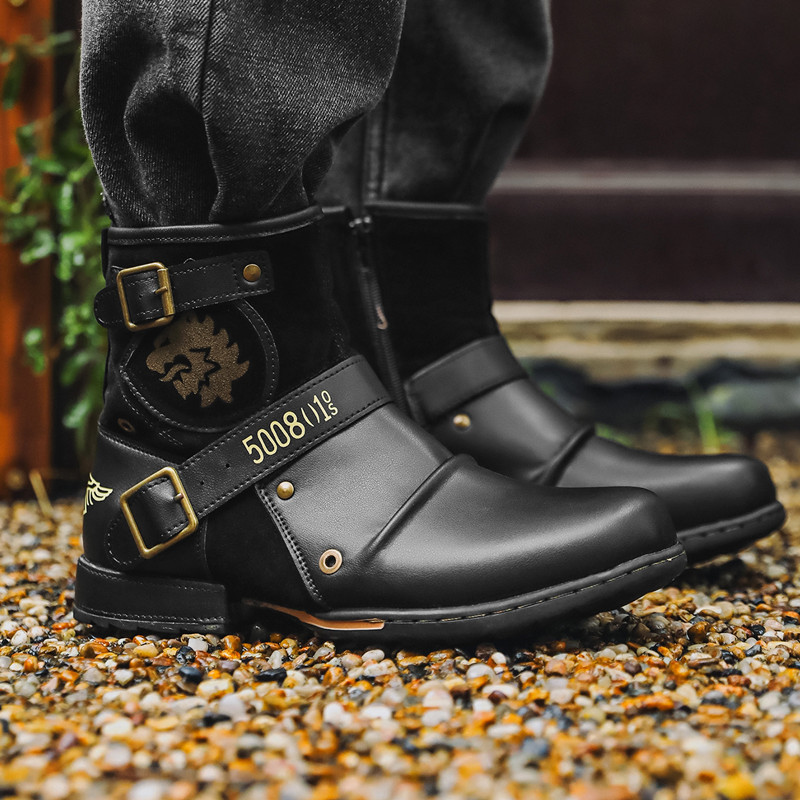 Luxury New Cowboy Men's Ankle  - Chelsea Boots Men recension och pris