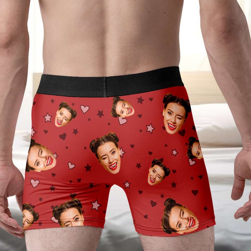 Custom Photo & Name Men's Boxe - Men'S Fashion Underwear recension och pris