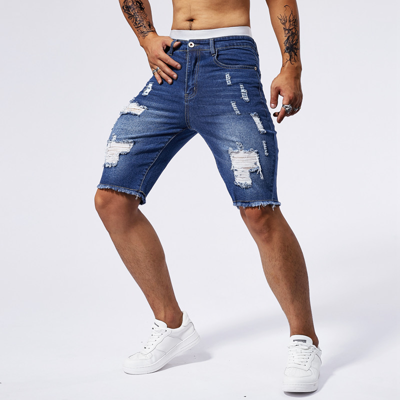 2025 Summer New Men's Ripped D - Mens Fashion Denim recension och pris