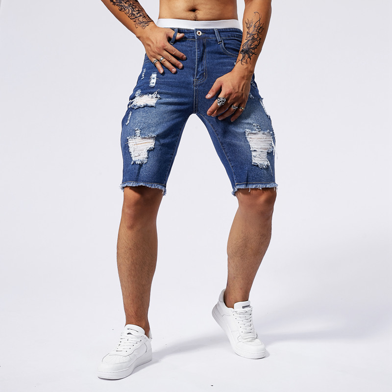 2025 Summer New Men's Ripped D - Mens Fashion Denim recension och pris
