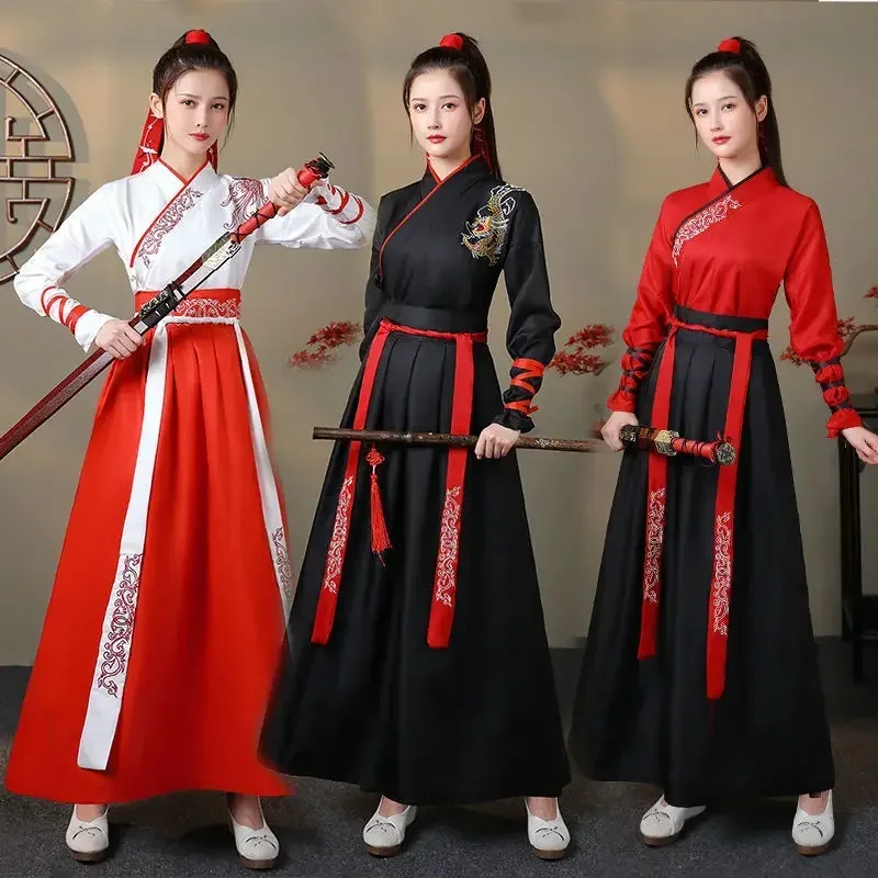 Modern Hanfu Women Top Skirt 2 - Men Fashion Vintage recension och pris