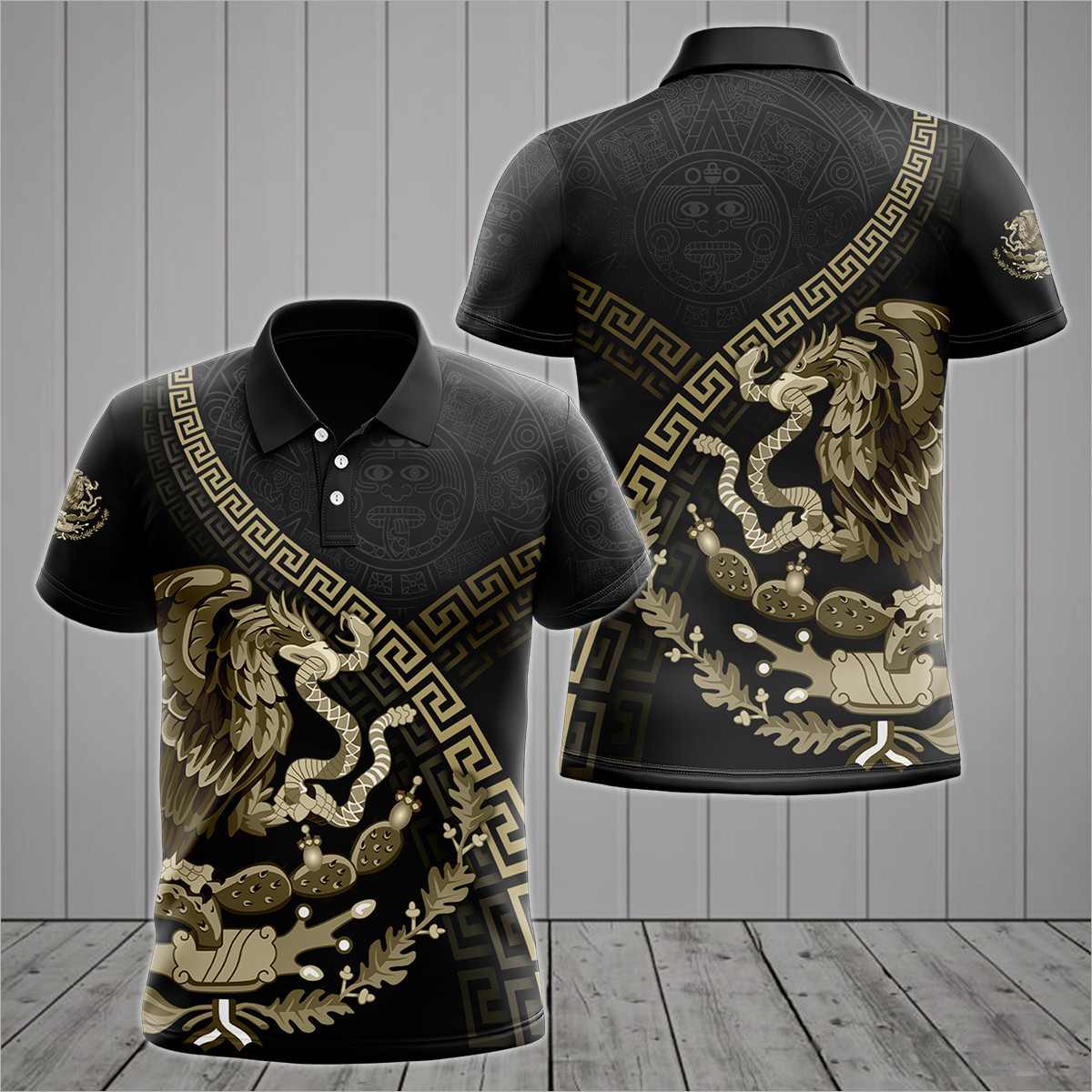 Mexico Aztec Coat Of Arms & Sk - Mens Fashion Mexico recension och pris