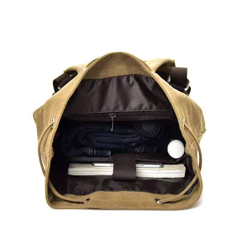2026 Canvas backpack with dual - Men'S Fashion Bag recension och pris