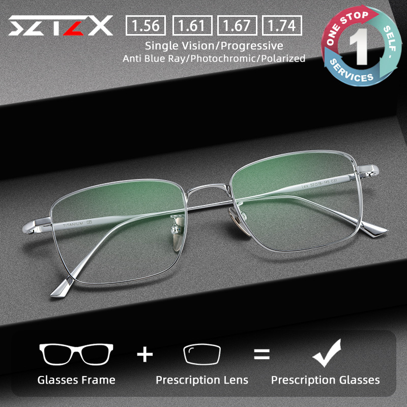 SZTZX Pure Titanium Wire Retro - Mens Fashion Reading Glasses recension och pris
