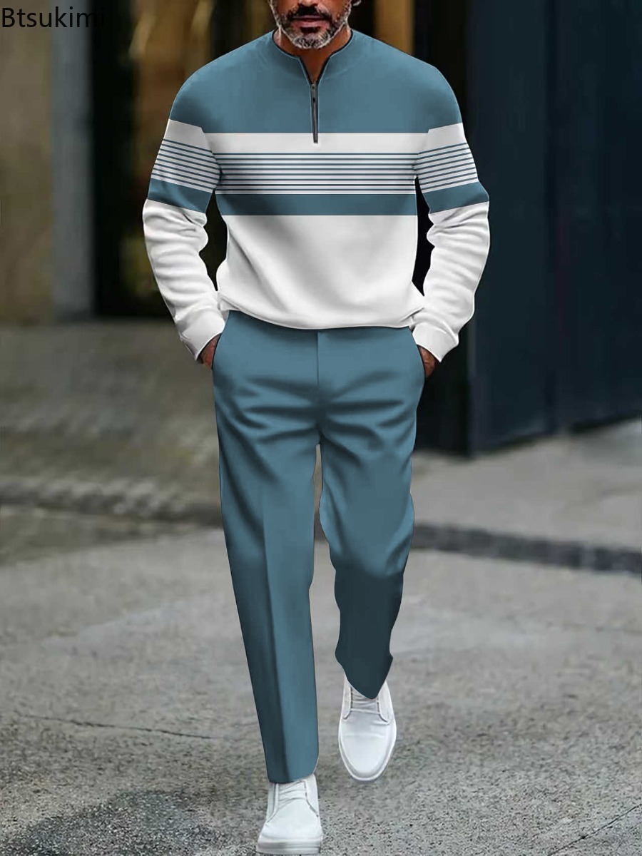 New Spring and Autumn Printed  - Men'S Fashion Plus recension och pris